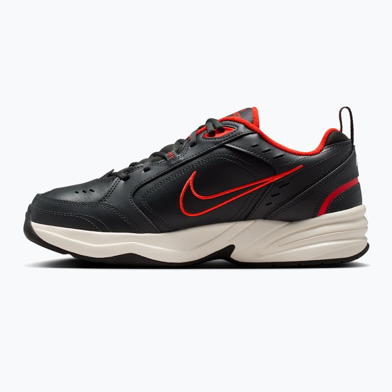 Men's training shoes Nike Air Monarch IV dark smoke grey/picante red/black 2