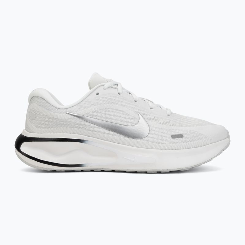Men's running shoes Nike Journey Run summit white/black/white/metallic silver 2