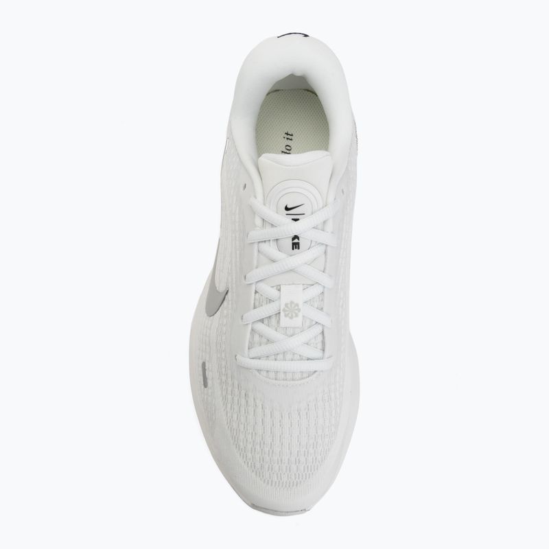 Men's running shoes Nike Journey Run summit white/black/white/metallic silver 5