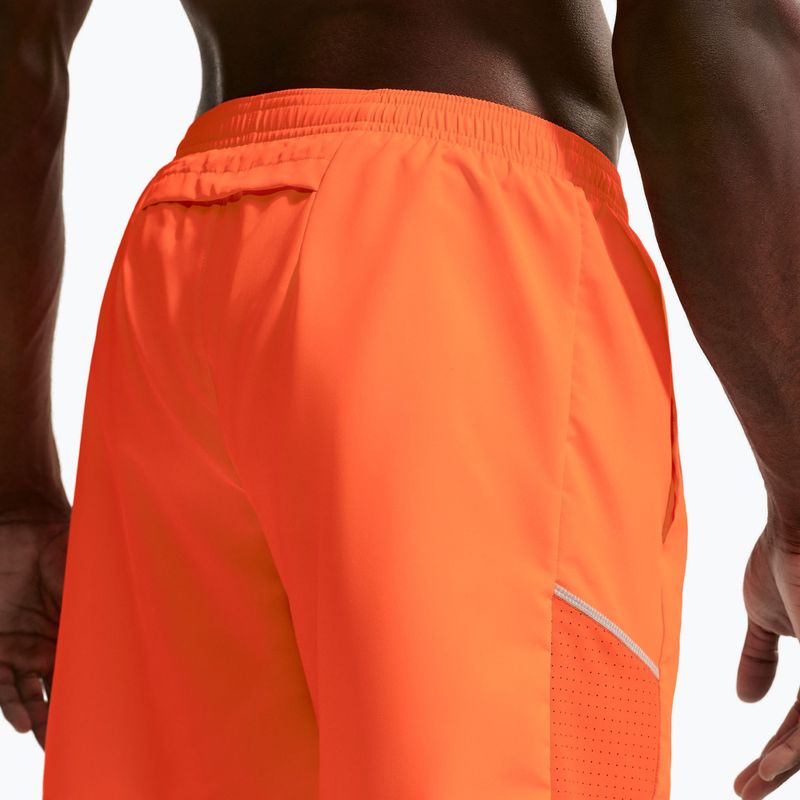 Men's running shorts Nike Miler Dri-Fit Brief Lined7" total orange 4