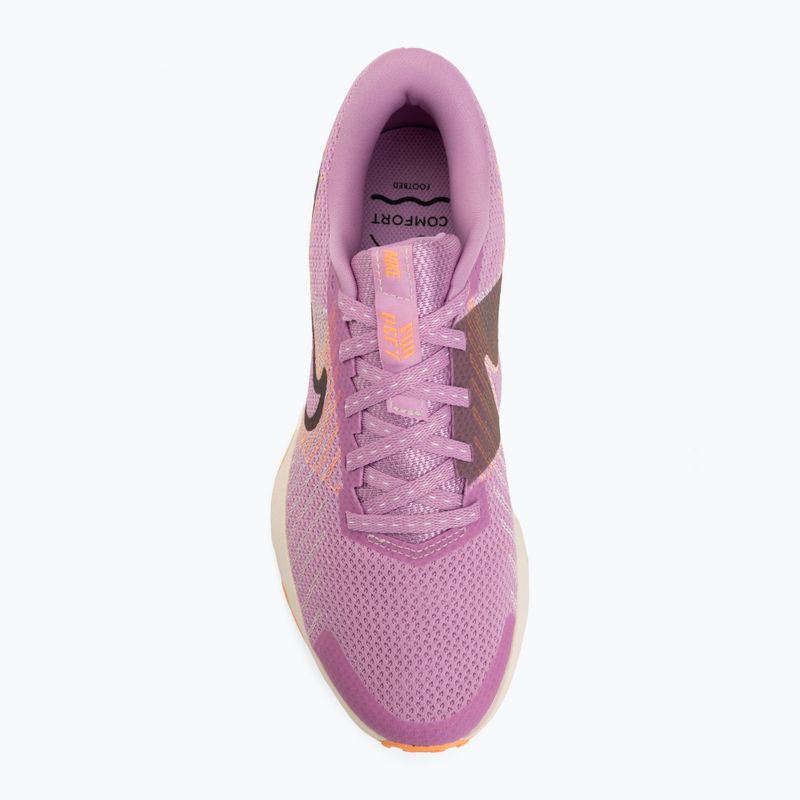 Women's running shoes Nike Run Defy light magenta/chalk/orange pulse/black 5