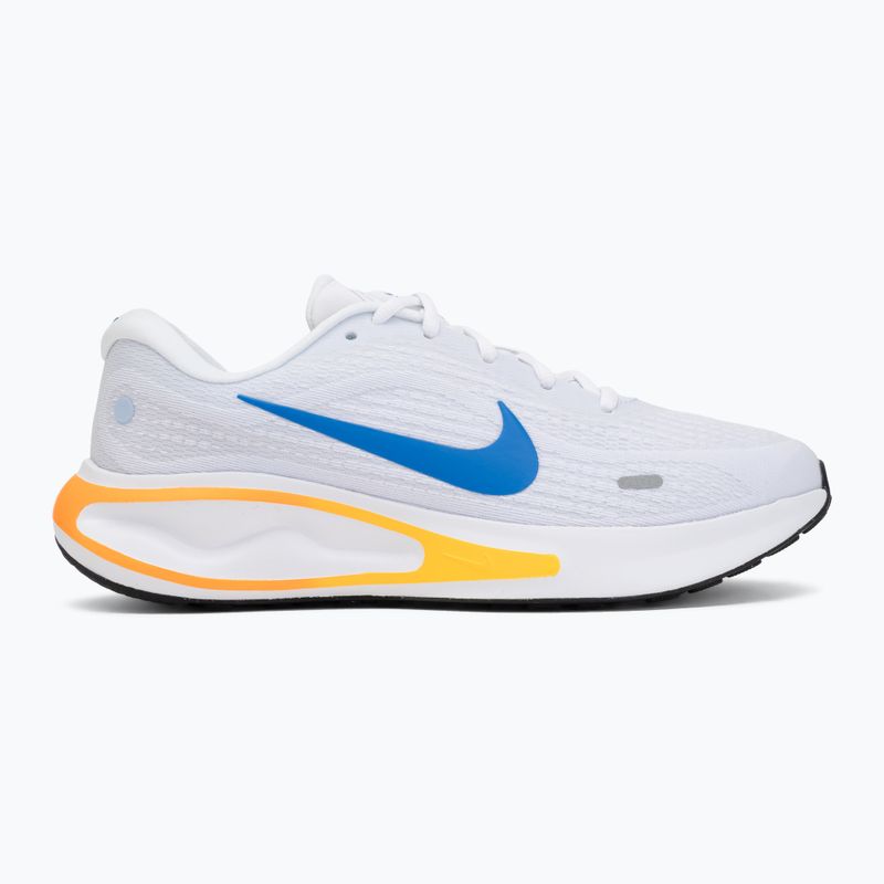 Men's running shoes Nike Journey Run white/total orange/blue crystal 2