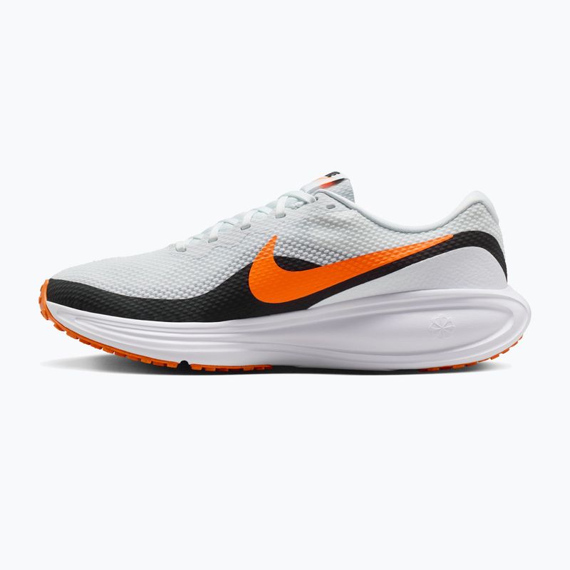 Men's running shoes Nike Revolution 8 off white/white/black/total orange 2