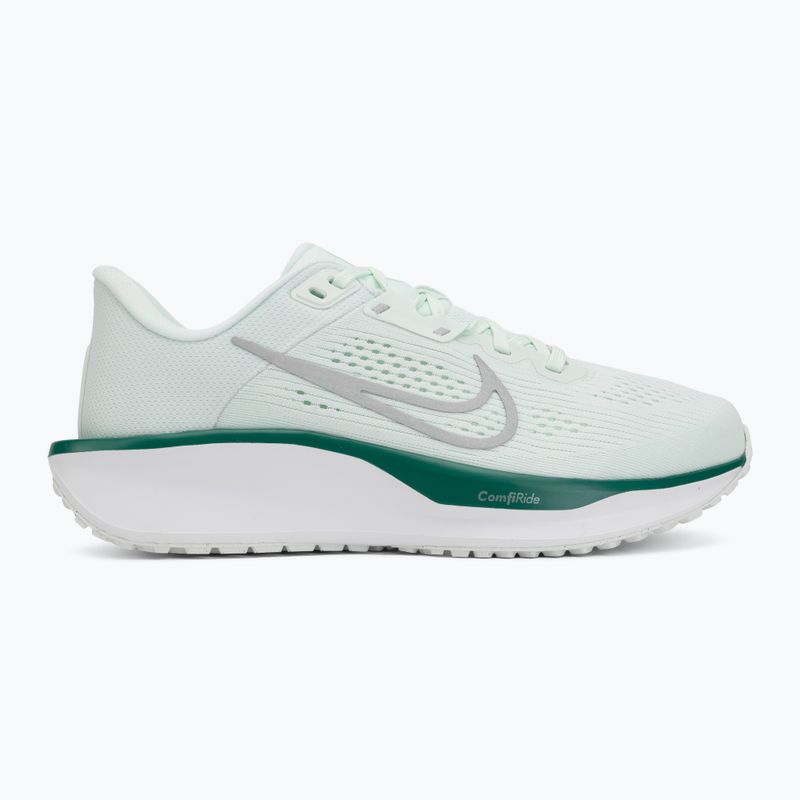 Women's running shoes Nike Quest 6 barely green/white/metallic silver 2