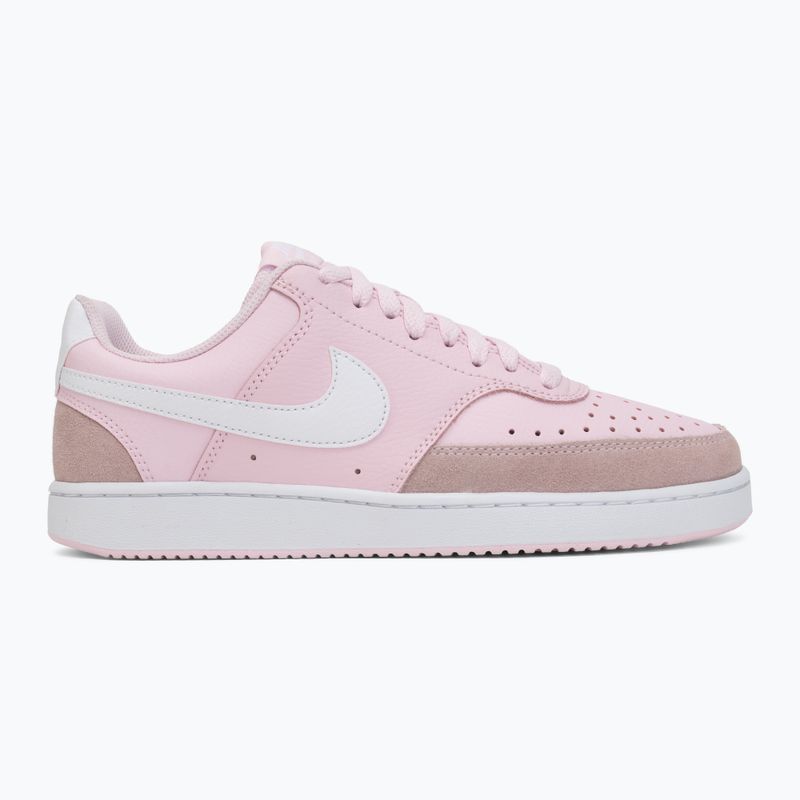 Women's shoes Nike Court Vision Low Suede pink foam/white 2