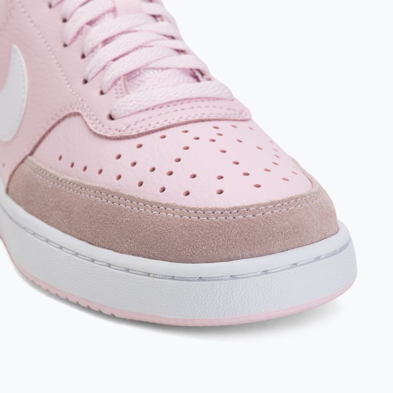 Women's shoes Nike Court Vision Low Suede pink foam/white 7