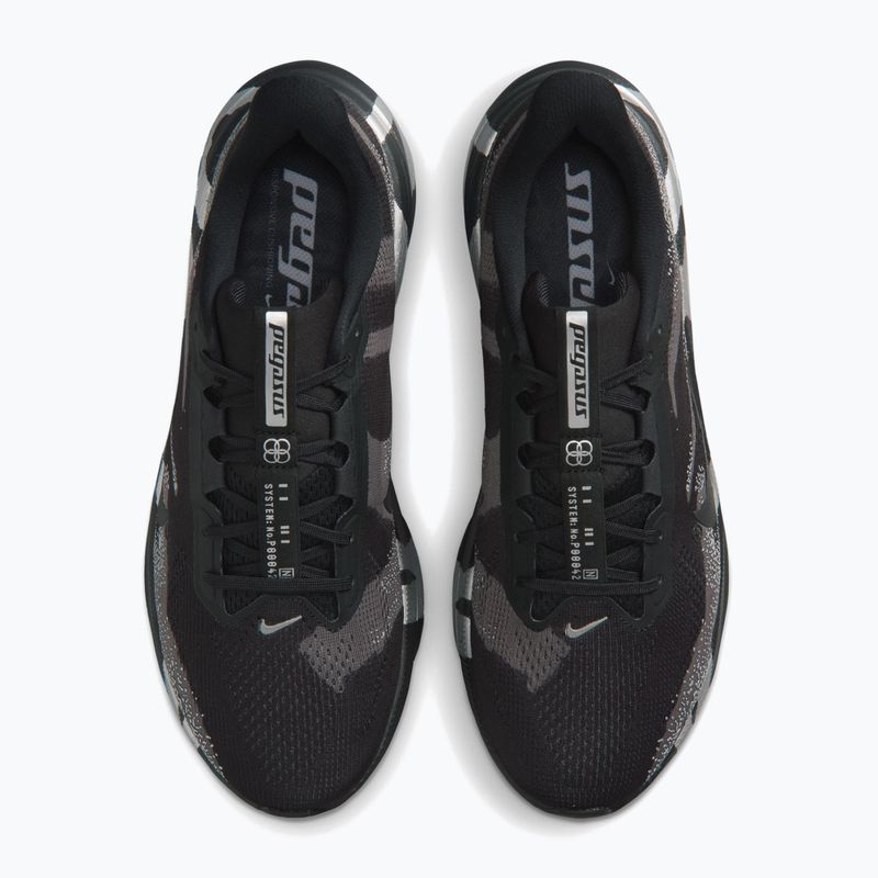 Men's running shoes Nike Pegasus 42 black/medium ash/metallic silver/black 4