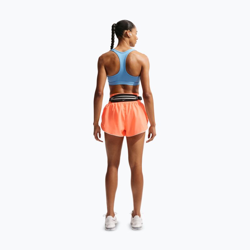 Women's running shorts Nike Tempo Swoosh Dri-Fit Mid-Rise Brief-Lined orange pulse/white 3