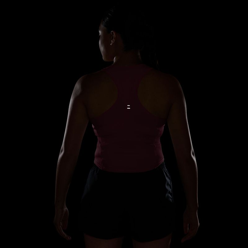 Women's running T-shirt Nike Swoosh Run Dri-Fit peony/photon dust/white 6