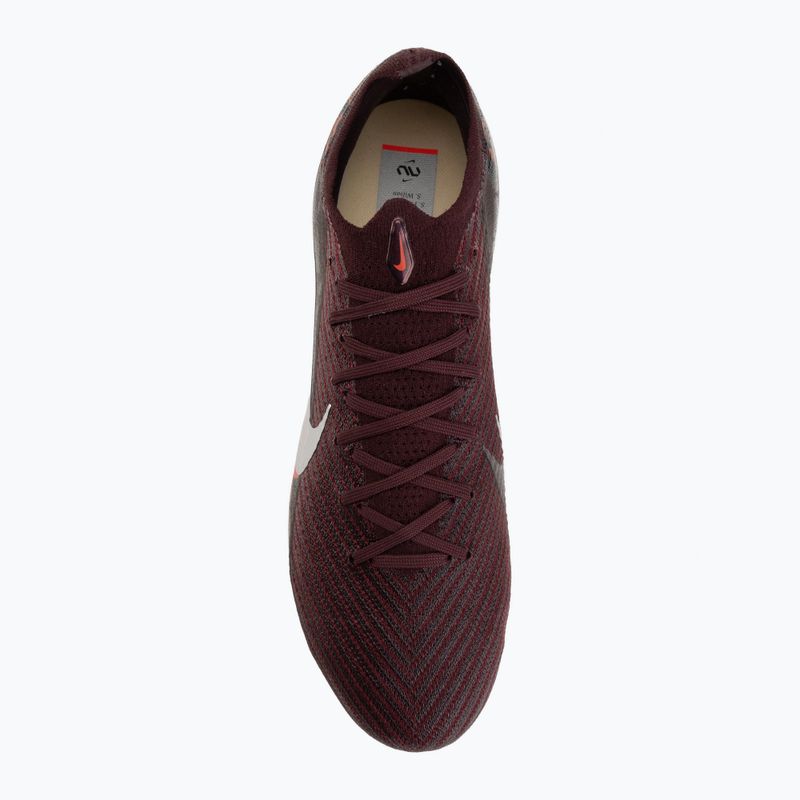 Men's football boots Nike United Vapor 16 Elite FG burgundy crush/university red/fossil/metal silver 5