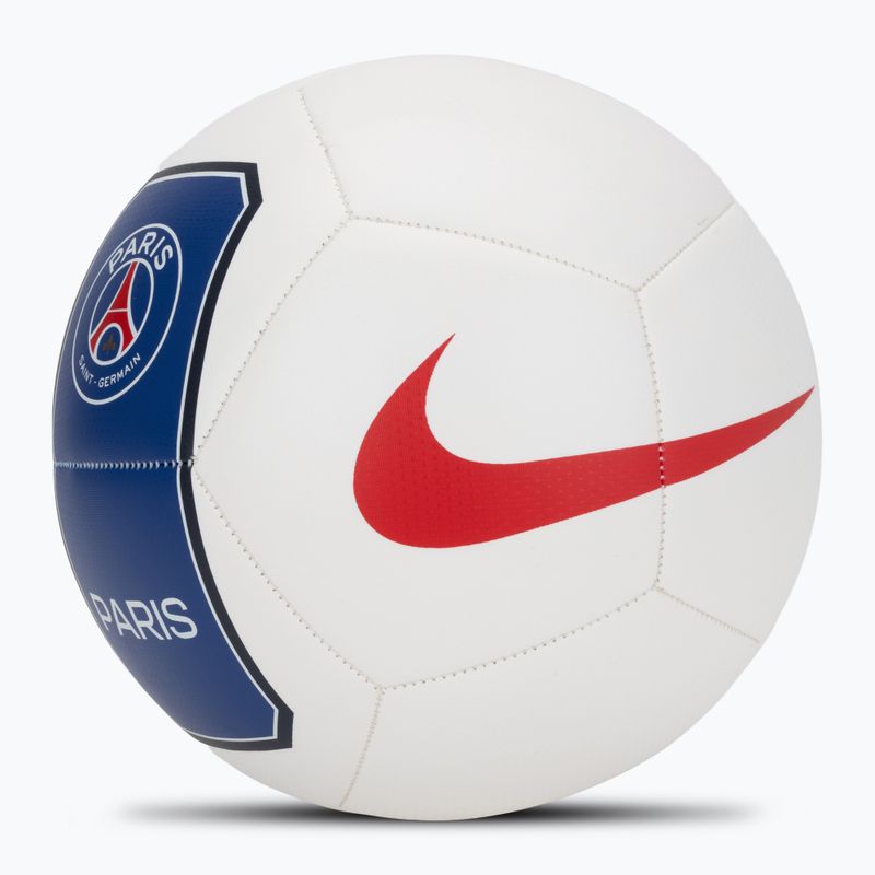Football Nike Pitch Paris-Saint Germain white/old royal size 5 2