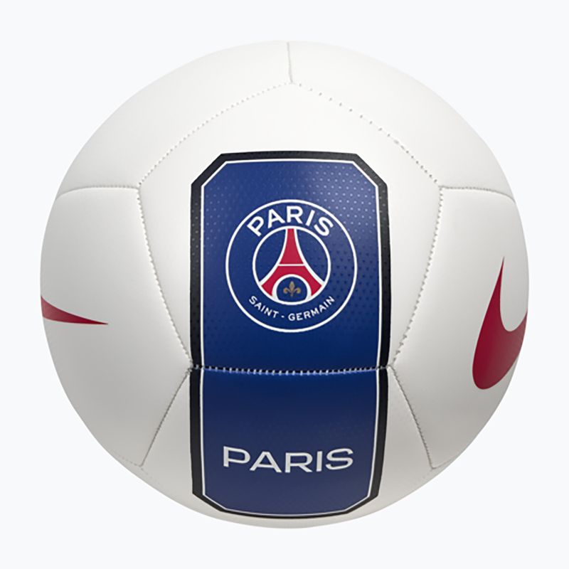 Football Nike Pitch Paris-Saint Germain white/old royal size 5 2
