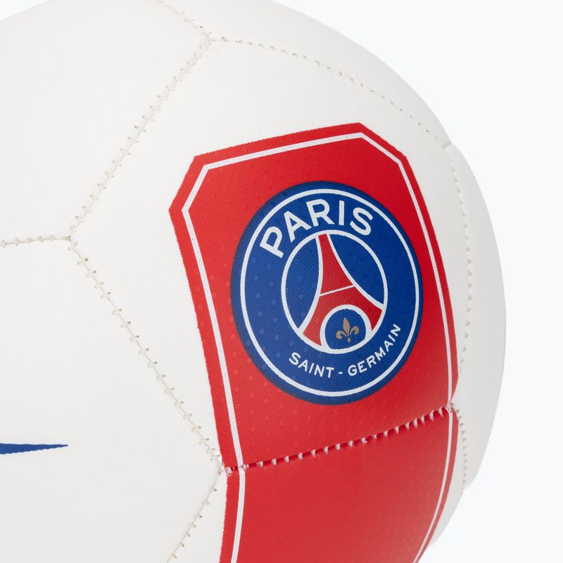 Mini football ball Nike Skills Paris-Saint Germain white/university red size 1 3
