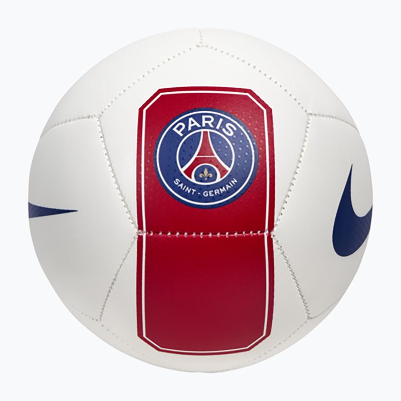 Mini football ball Nike Skills Paris-Saint Germain white/university red size 1 2
