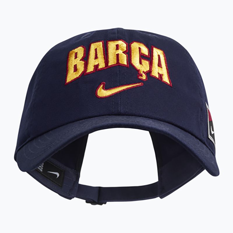 Children's baseball cap Nike FC Barcelona Club Cotton blackened blue 3