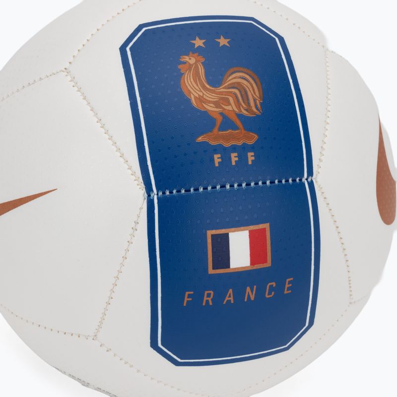 Mini football ball Nike Skills France white size 1 3