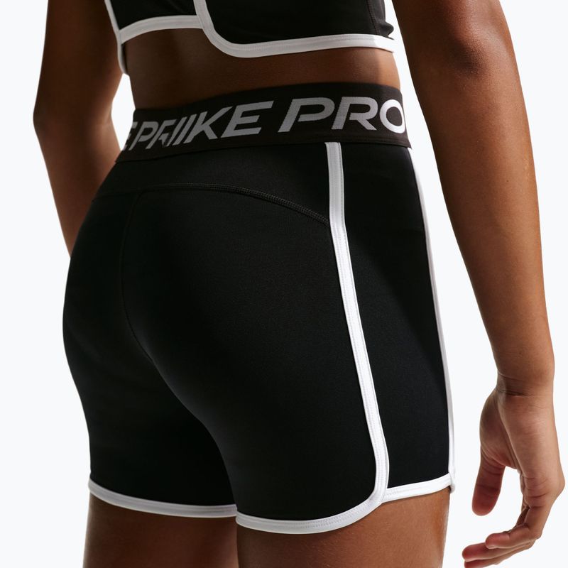 Children's shorts Nike Pro Dri-Fit 3" black/white 4