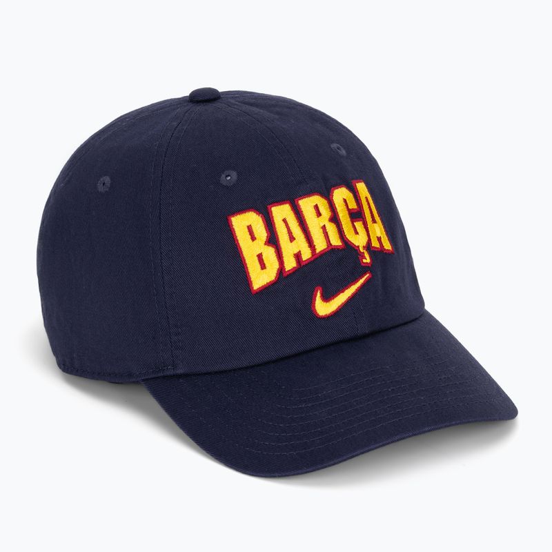 Baseball cap Nike FC Barcelona Club Cotton blackened blue