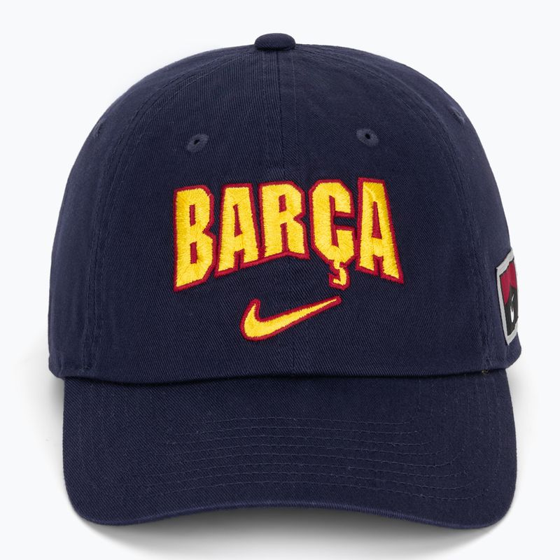 Baseball cap Nike FC Barcelona Club Cotton blackened blue 2