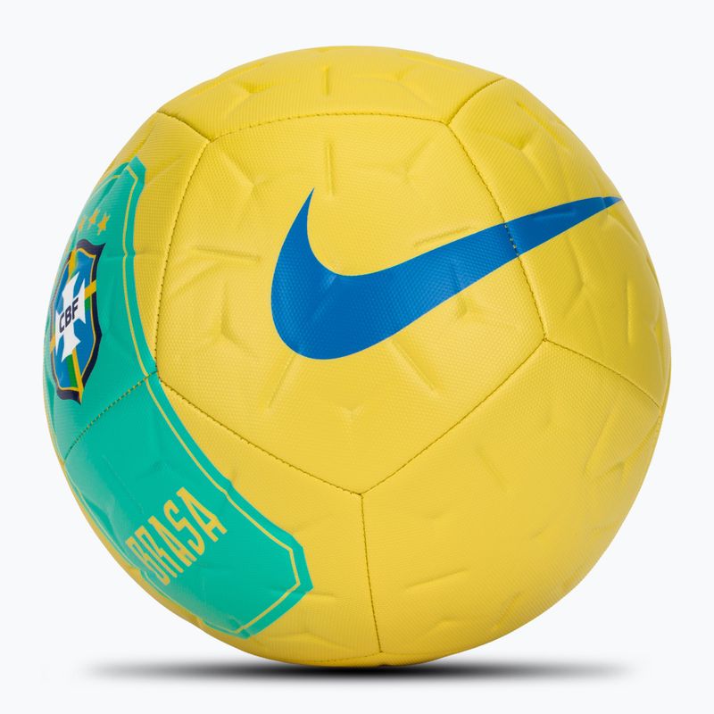 Football Nike Academy Brazil canary/light mint size 5 2
