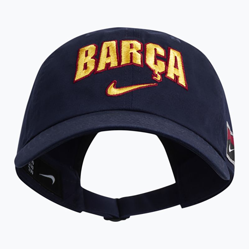 Baseball cap Nike FC Barcelona Club Cotton blackened blue 3