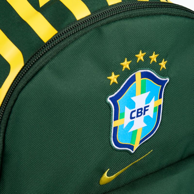 Children's backpack Nike JDI Mini Brazil 11 l pro green/canary 4