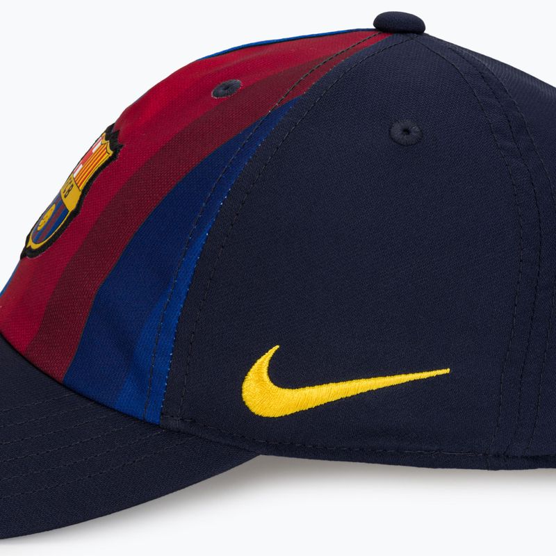 Children's baseball cap Nike FC Barcelona Club Poly blackened blue 5