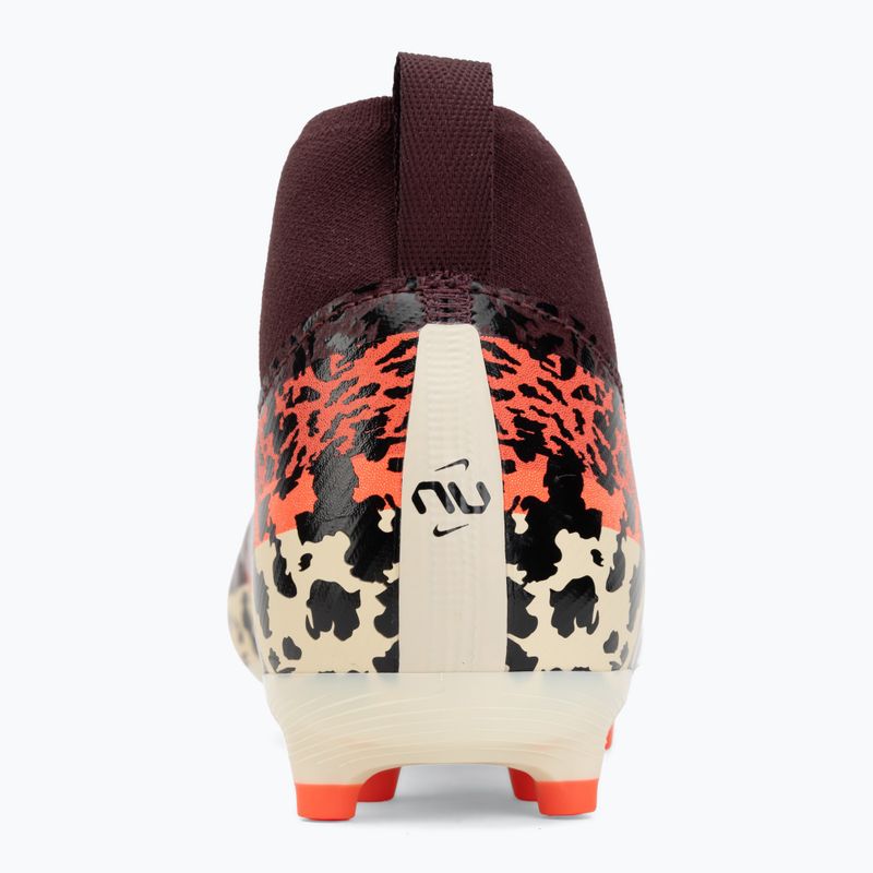 Children's football boots Nike United Jr. Mercurial Superfly 10 Academy MG burgundy crush/metallic silver 6