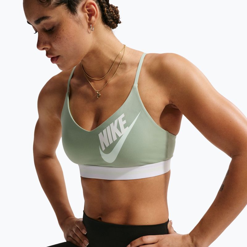 Training bra Nike Indy Light Support steam/white/barely green 5