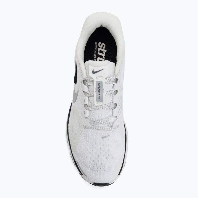 Men's running shoes Nike Structure Plus summit white/metallic silver-black 5