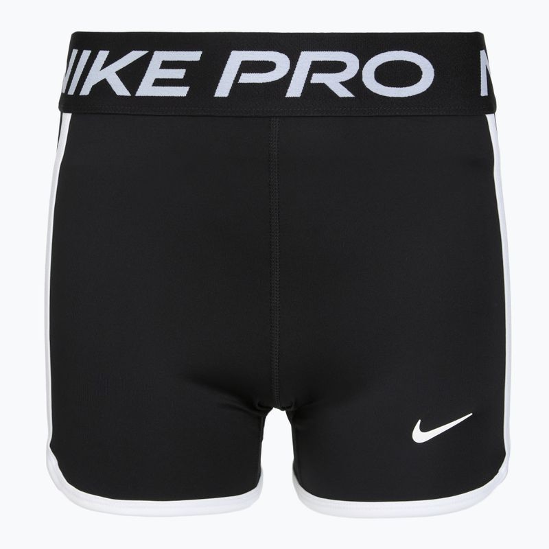 Children's shorts Nike Pro Dri-Fit 3" black/white 5