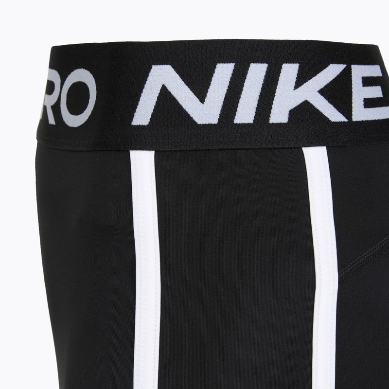 Children's shorts Nike Pro Dri-Fit 3" black/white 8