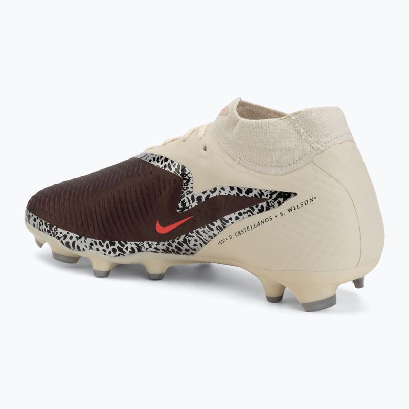 Men's football boots Nike United Phantom 6 High Academy MG burgundy crush/fossil/university red 3