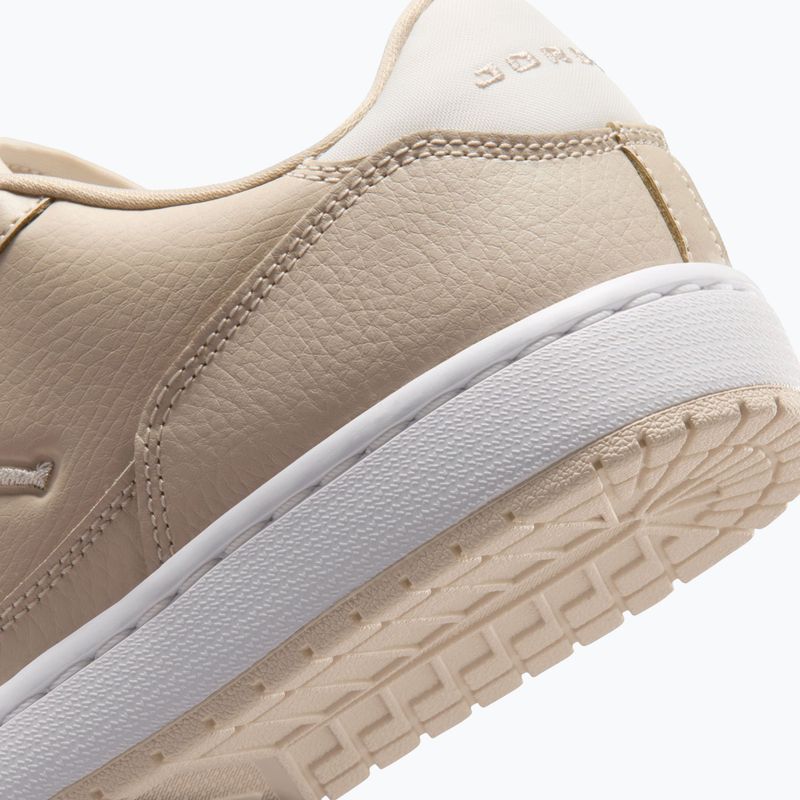 Women's shoes  Jordan Court Connect Low legend light brown/white/pale ivory 4