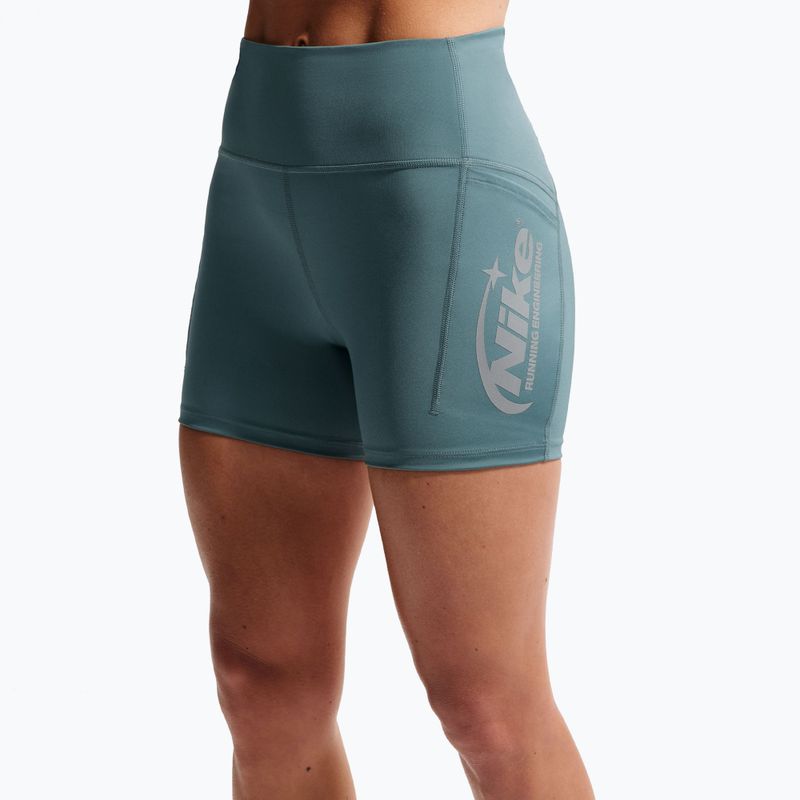 Women's leggings Nike Swift High Waisted 4" mineral slate 5