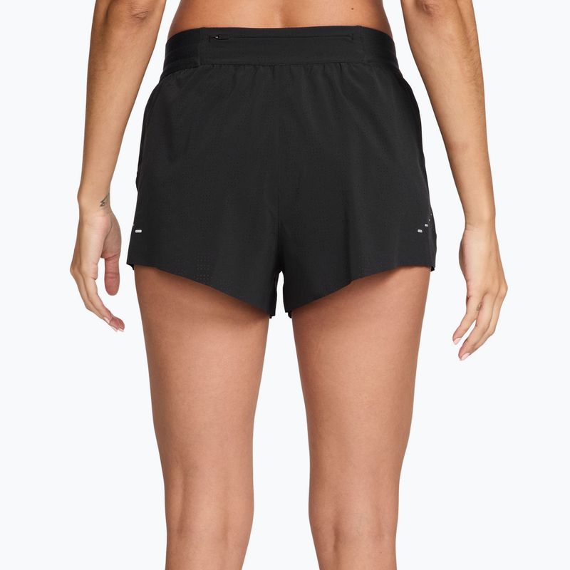 Men's running shorts Nike Swift Breathe Dri-Fit Mid-Rise 2.5" black/black/white 2
