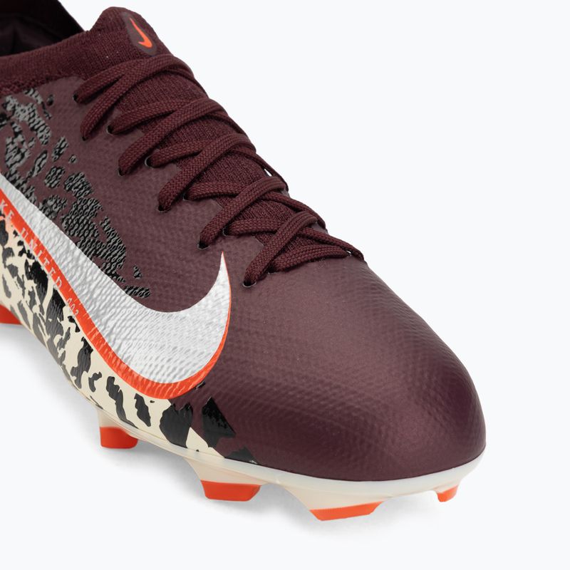 Children's football boots Nike United Jr. Mercurial Vapor 16 Pro FG burgundy crush/metallic silver 7