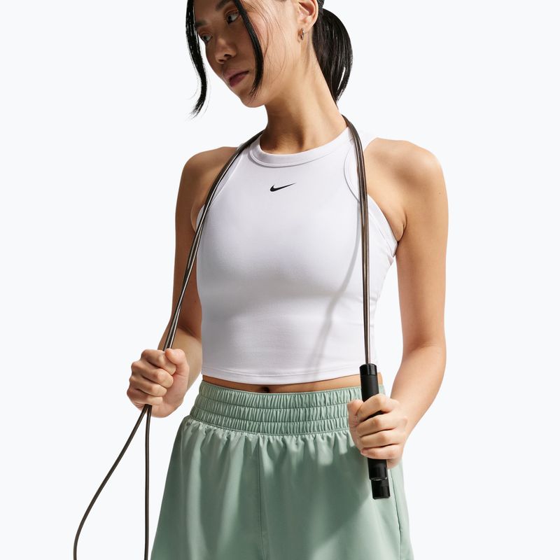 Women's shorts Nike One Dri-Fit High-Waisted 3" 2In1 steam/white 4