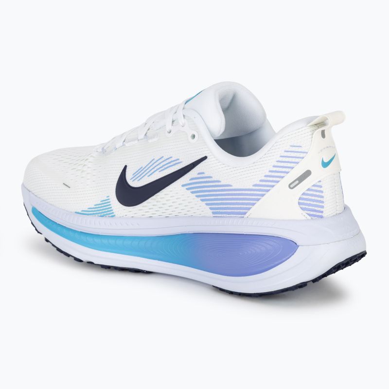 Women's running shoes Nike Vomero 18 white/blue fury/midnight navy 3