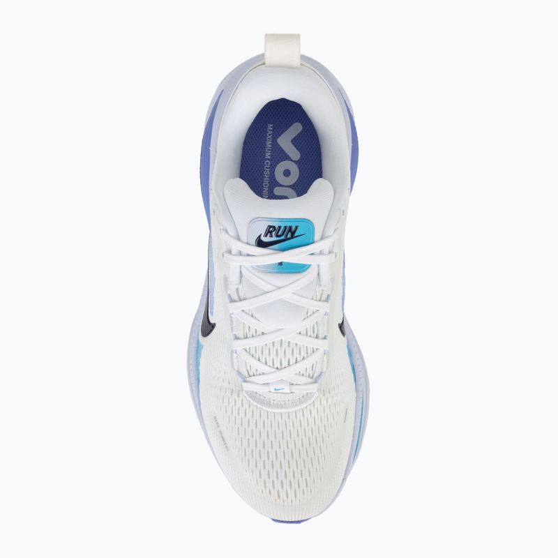 Women's running shoes Nike Vomero 18 white/blue fury/midnight navy 5