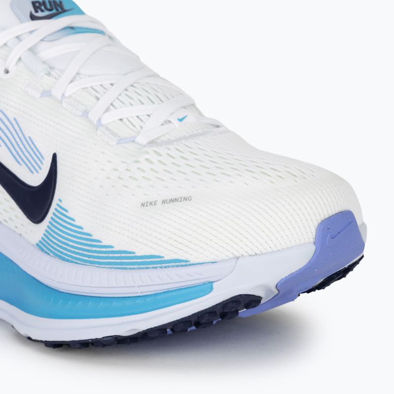 Women's running shoes Nike Vomero 18 white/blue fury/midnight navy 7