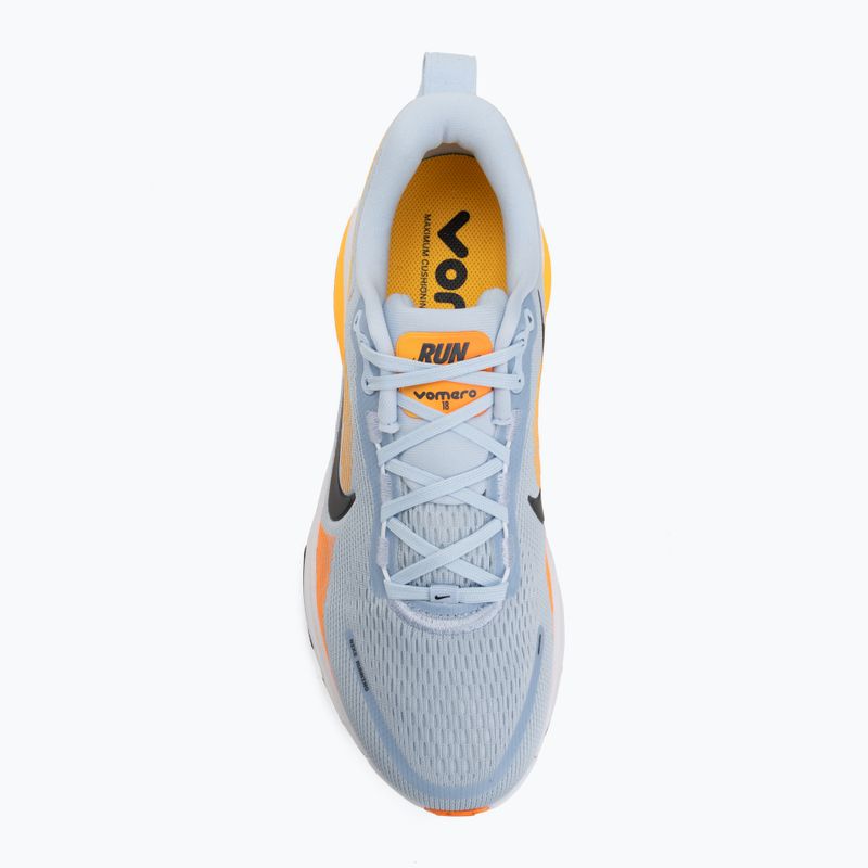 Men's running shoes Nike Vomero 18 hydrogen blue/laser orange/black 5