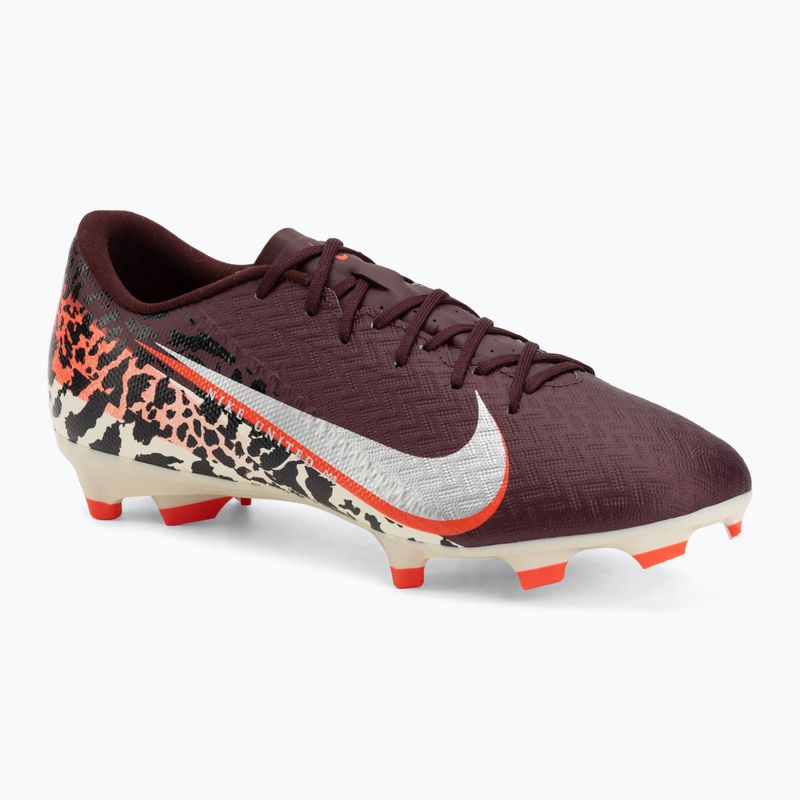 Men's football boots Nike United Mercurial Vapor 16 Academy MG burgundy crush/metallic silver