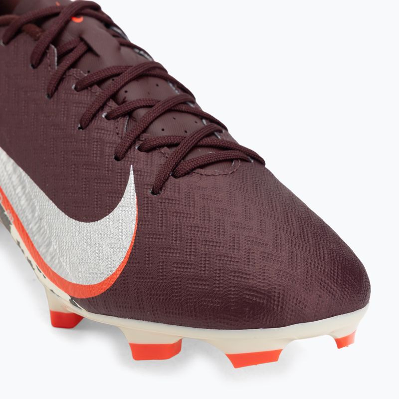 Men's football boots Nike United Mercurial Vapor 16 Academy MG burgundy crush/metallic silver 7
