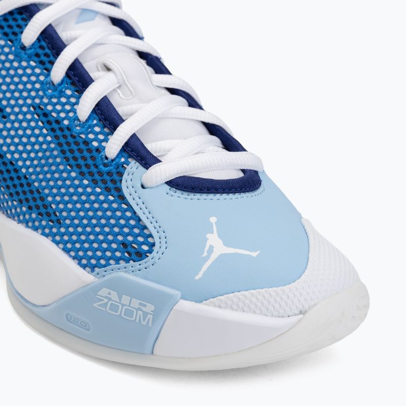 Men's basketball shoes Nike Jordan Luka 77 white/signal blue/psychic blue 7