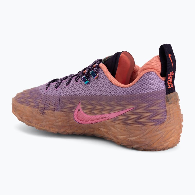 Men's basketball shoes Nike S.T. Flare 2 rush fuchsia/purple dynasty/black 3