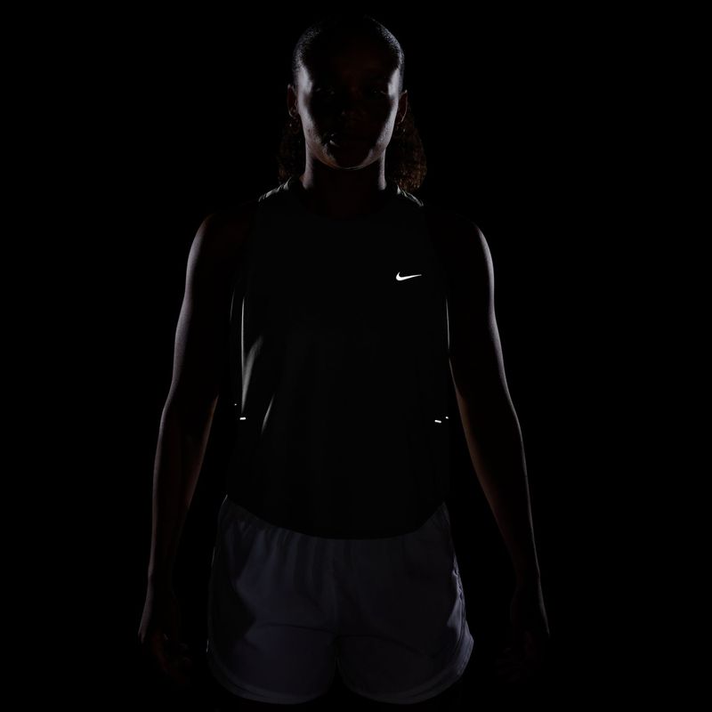 Women's running T-shirt Nike Swift Breathe Dri-Fit black/black/white 7