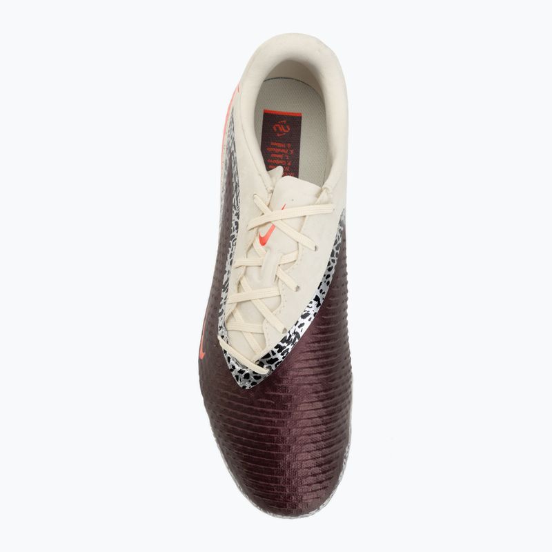 Men's football boots Nike United Phantom 6 Low Academy MG burgundy crush/fossil/university red 5