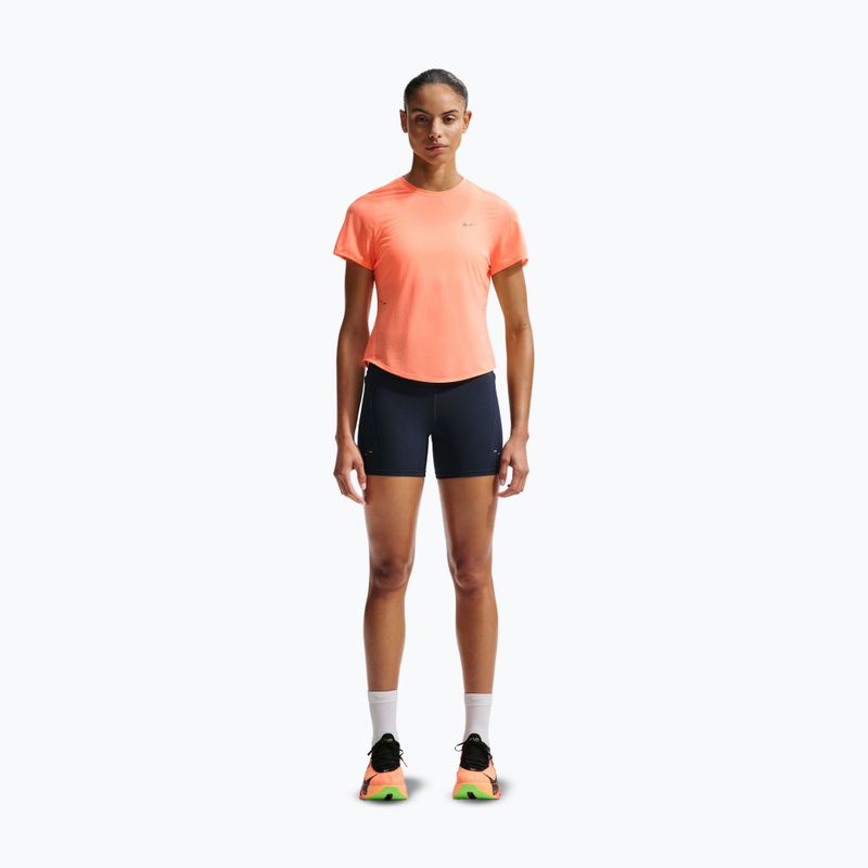 Women's running T-shirt Nike Swift Breathe Dri-Fit orange pulse/photon dust 2