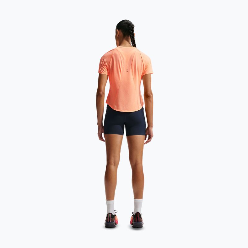 Women's running T-shirt Nike Swift Breathe Dri-Fit orange pulse/photon dust 3